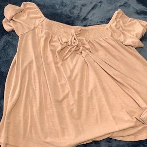 Off the shoulder shirt